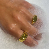 Camilla Krøyer Jewellery Oval Signet Ring 18K Guldbelagt 