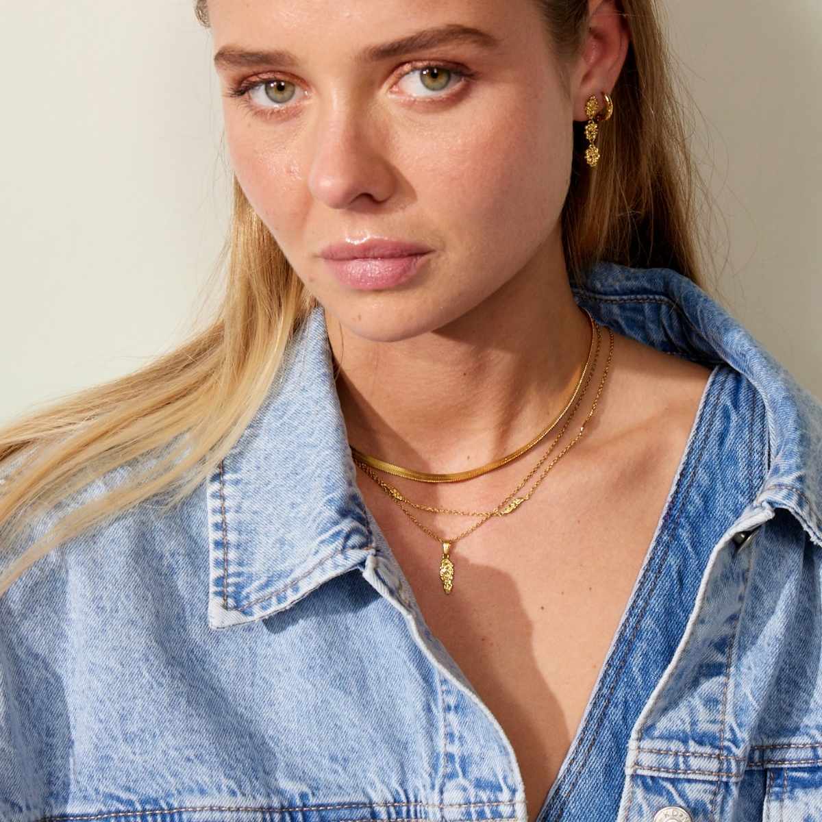 Melted Charm Halskæde 18K Forgyldt Sølv [LIMITED EDITION] -Camilla Krøyer Jewellery 