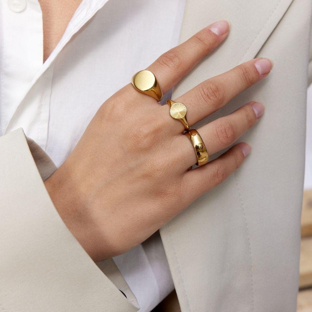 Classic Band Ring 18K guldbelagt 6mm Camilla Krøyer Jewellery